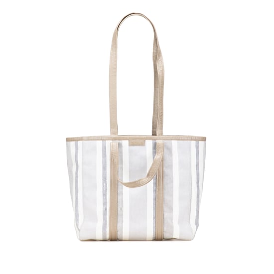 Gestreepte Canvas Tote - Image 1