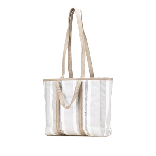 Gestreepte Canvas Tote - Image 2