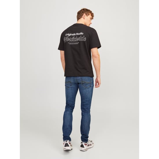 Jack & Jones Glenn Fox Katoenen Blauwe Slim Fit Jeans voor Mannen - Image 3