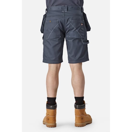 Dickies Redhawk Pro Werk Polyester Heren Grijze Werkshorts - Image 3