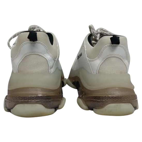 Balenciaga Triple S Doorzichtige Zolen Sneakers in Witte Polyester - Image 3