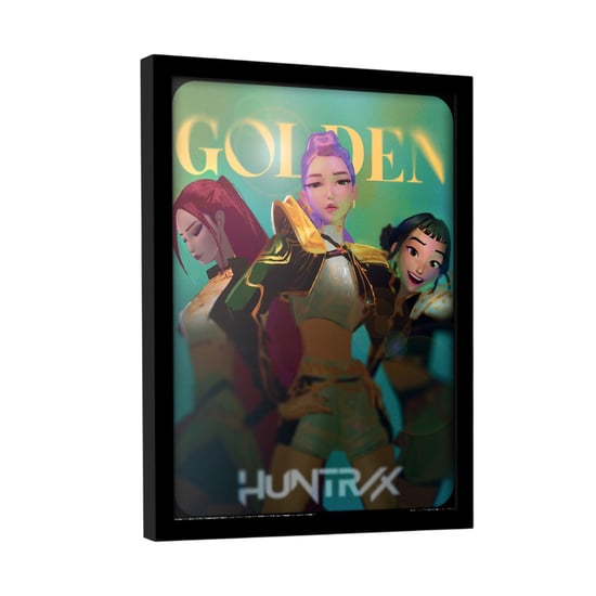 K-Pop Demon Hunters Gouden ingelijste poster (Veelkleurig) - Image 3
