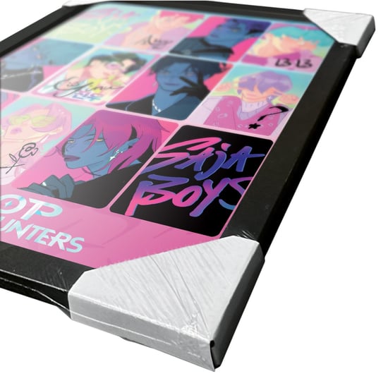 K-Pop Demon Hunters Licht en donker ingelijste poster (Veelkleurig) - Image 2