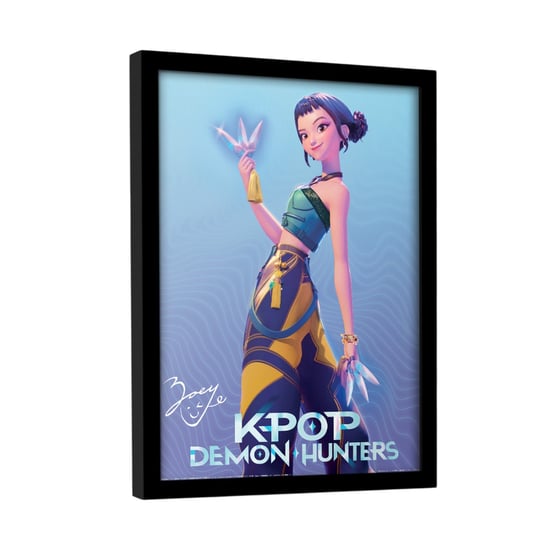 K-Pop Demon Hunters Zoey Ingelijste Poster (Veelkleurig) - Image 3