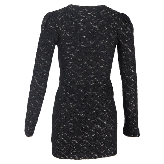 Emilio Pucci Gewatteerde Jas met Gouden Afwerking in Zwarte Wol - Image 3