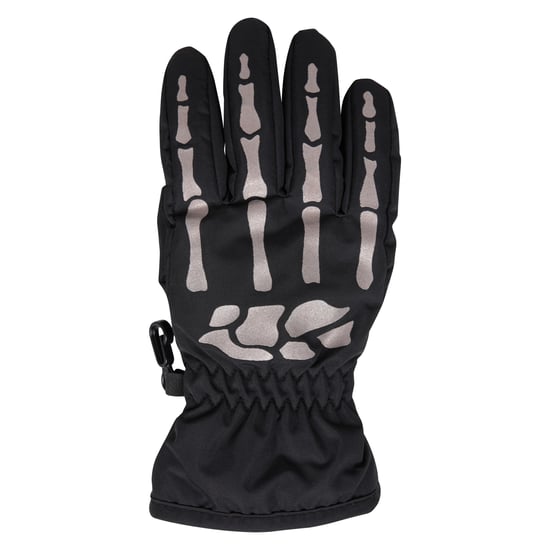 Mountain Warehouse Kinderen Waterdichte Skelet Handschoenen (Zwart) - Image 1