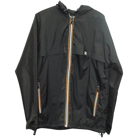 APC x KWay Windbreaker Jas in Zwart Nylon - Image 1