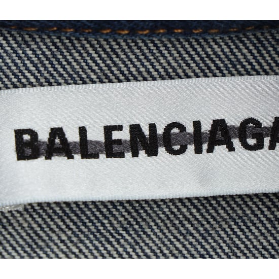 Balenciaga 'Jij Bent De Wereld' Geborduurde Spijkerjacket in Blauwe Katoen - Image 4