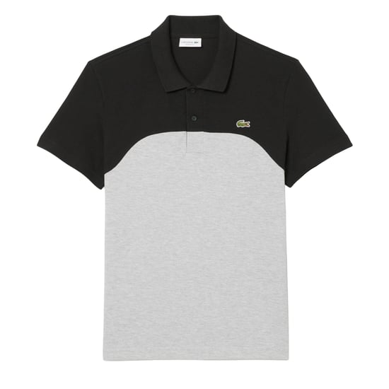 Lacoste Herenpoloshirt met kleurblok (Grijs) - Image 1
