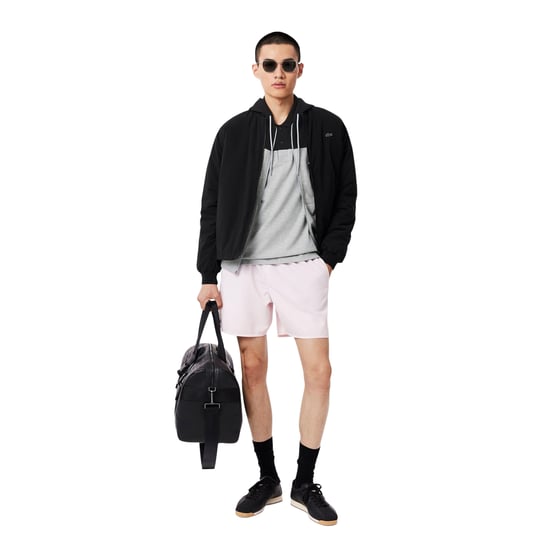 Lacoste Herenpoloshirt met kleurblok (Grijs) - Image 5