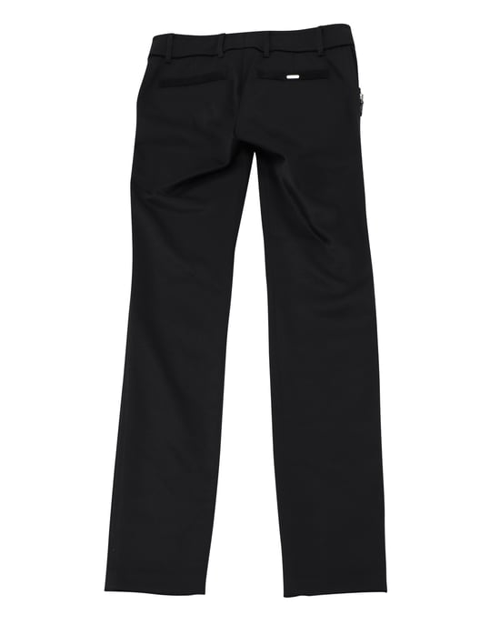Gucci Zwarte Broek met Zilveren Ritsdetail in Zwarte Nylon - Image 2