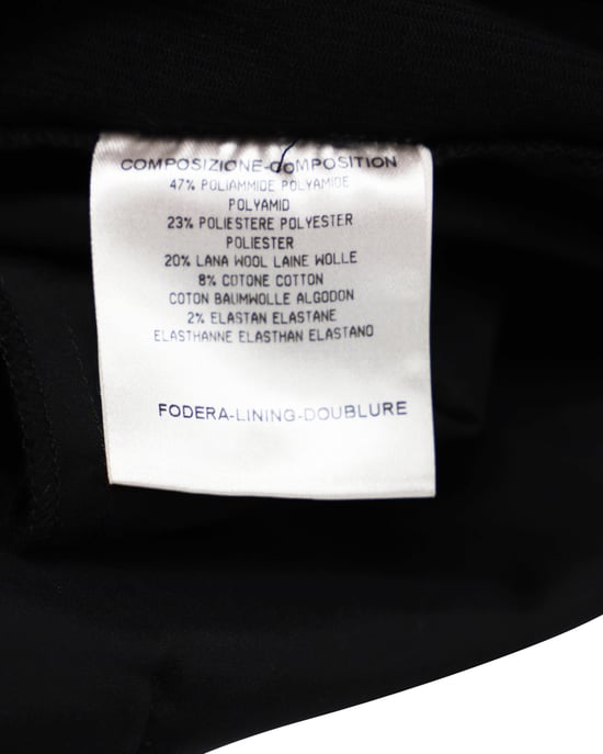 Gucci Zwarte Broek met Zilveren Ritsdetail in Zwarte Nylon - Image 4