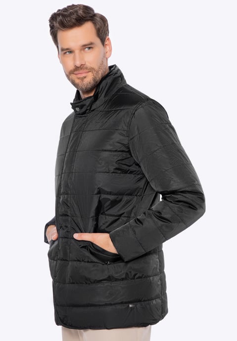 Wittchen Heren Zwarte Nylon Gewatteerde Jas - Image 2