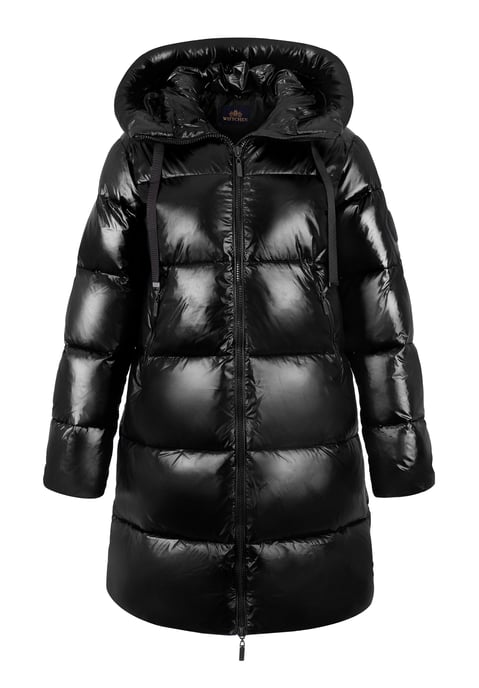 Wittchen Dames Oversized Gewatteerde Jas Zwart Nylon - Image 6