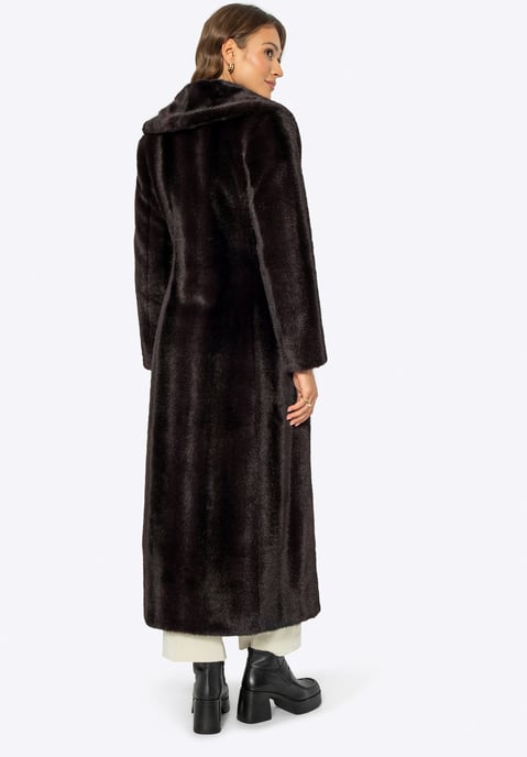 Wittchen Dames Imitatiebontjas Klassiek Donkerbruin Polyester - Image 5