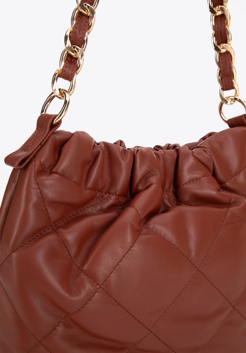 Wittchen Dames rode eco-leren tas met ketting - Image 5