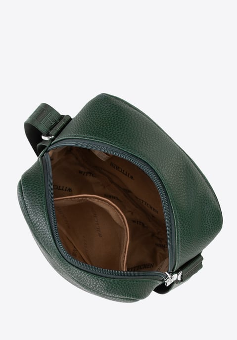 Wittchen Heren Kleine Messenger Bag in Groen Eco-leer - Image 4