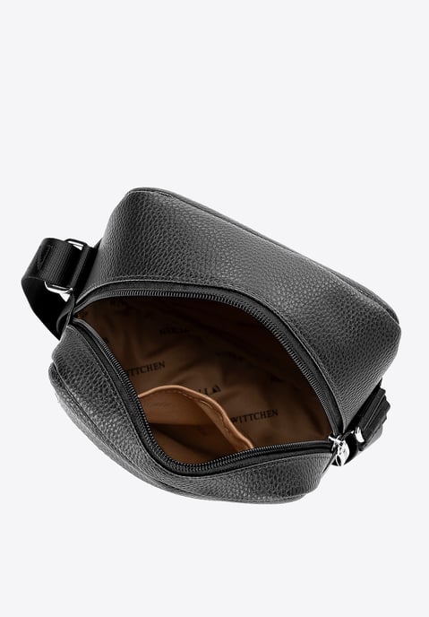 Wittchen Heren Kleine Messenger Bag in Zwart Eco-leer - Image 3