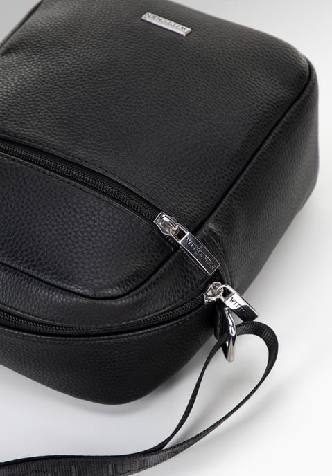 Wittchen Heren Kleine Messenger Bag in Zwart Eco-leer - Image 5