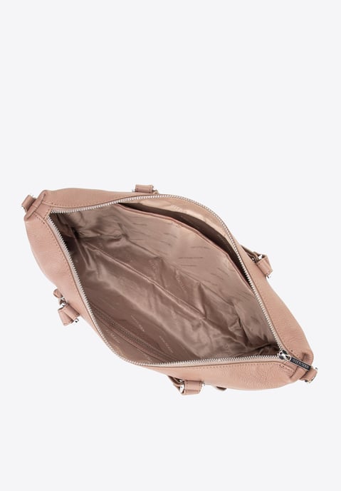 Wittchen Dames 15" Leren Laptoptas met Kwastje, Beige, Natuurlijk Leer - Image 4