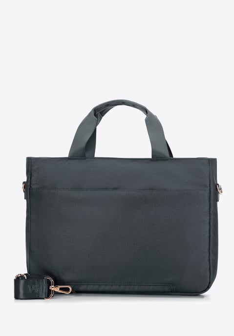Wittchen Dames 14" Laptoptas met Quilting, Grijs Polyester - Image 1