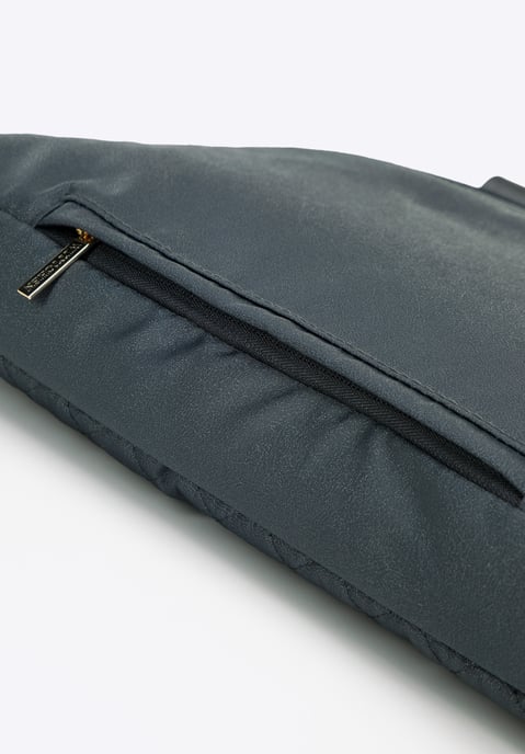 Wittchen Dames 14" Laptoptas met Quilting, Grijs Polyester - Image 3