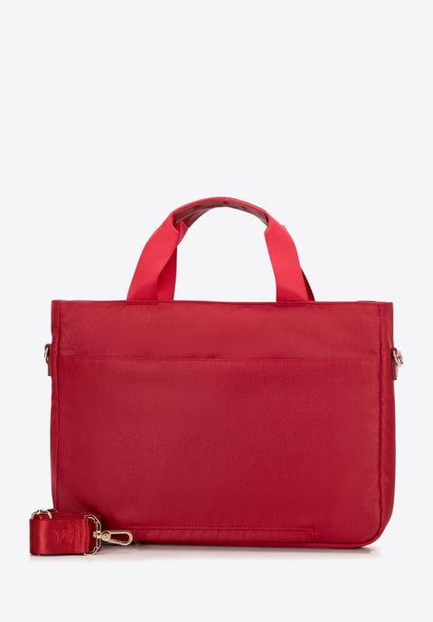 Wittchen Dames 14" Laptoptas met Quilting, Kers, Kersen Polyester - Image 1