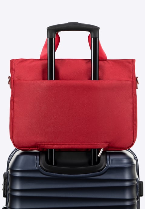 Wittchen Dames 14" Laptoptas met Quilting, Kers, Kersen Polyester - Image 4