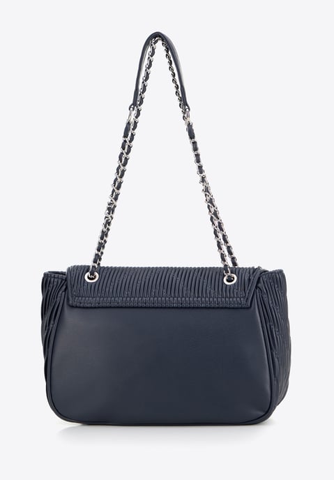 Wittchen Dames Crossbody Tas in Eco-leer met Ketting, Marineblauw - Image 1