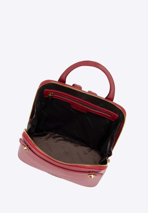 Wittchen Dames Leren Rugzak, Trapezium Rood, Natuurlijk Leer - Image 3