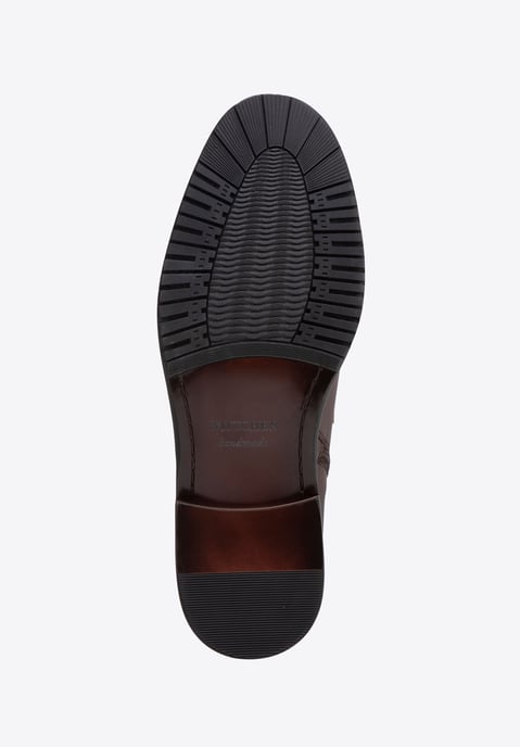 Wittchen Heren Leren Chelsea Boots met een instapzool, Donkerbruin - Image 5