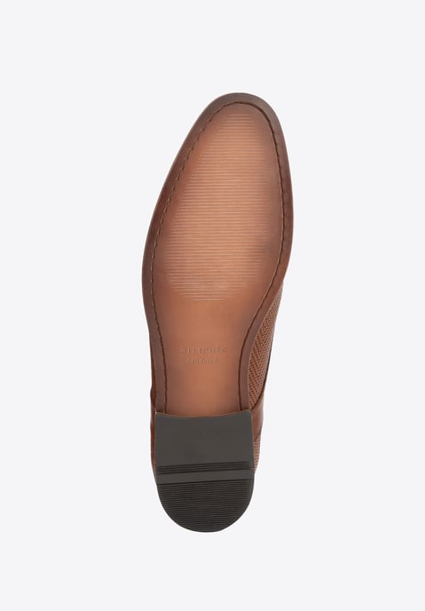 Wittchen Heren Derby schoenen van echt leer met vlechtwerk, lichtbruin - Image 6