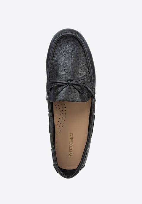 Wittchen Dames Leren Mocassins met Band Zwart Natuurlijk Leer - Image 5