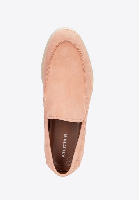 Wittchen Heren Mocassins van echt suède leer, roze - Image 6