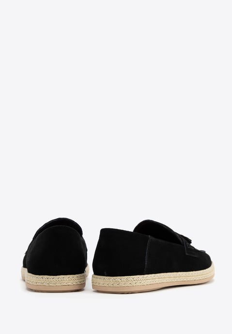 Wittchen Heren Zwarte Suède Loafers met Kwastje - Image 5
