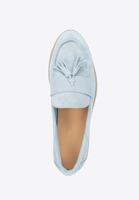 Wittchen Dames Suède Loafers met Kwastje Blauw - Image 5