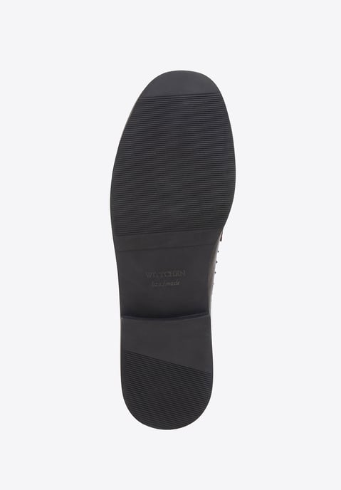 Wittchen Dames Leren Loafers met Decoratieve Klinknagels Bruin Natuurlijk Leer - Image 5