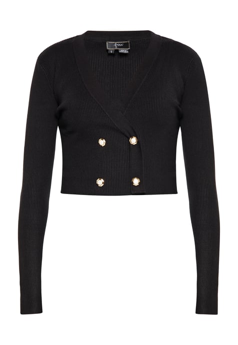 Faina Vest Dames zwart - Image 1