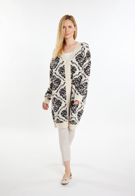 usha Vest Dames Crème veelkleurig - Image 4