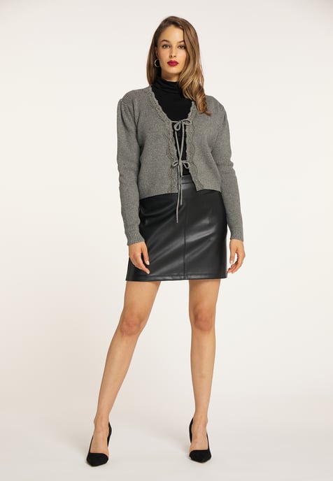 Faina Vest Dames grijs melange - Image 2