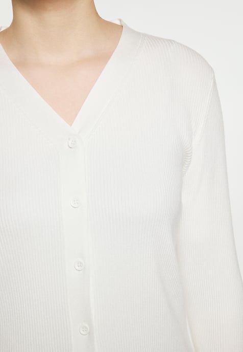 RISA Vest Dames wolwit - Image 3