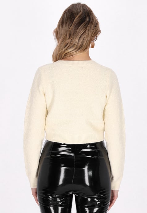 Faina Vest Dames wolwit - Image 4