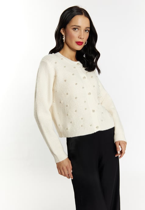 Faina Vest Dames wolwit - Image 3