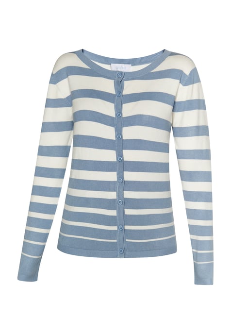 usha Vest Dames Denimblauw wolwit - Image 1