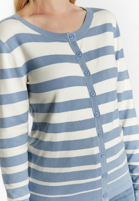 usha Vest Dames Denimblauw wolwit - Image 5