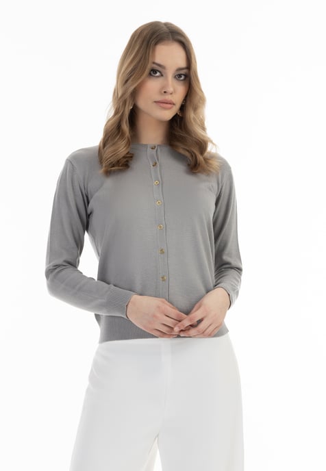 Faina Vest Dames grijs - Image 3