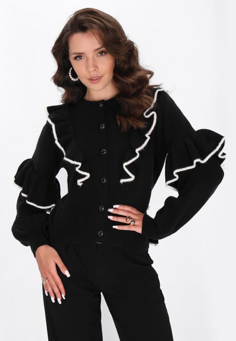 Faina Vest vrouwen zwart-wit - Image 3