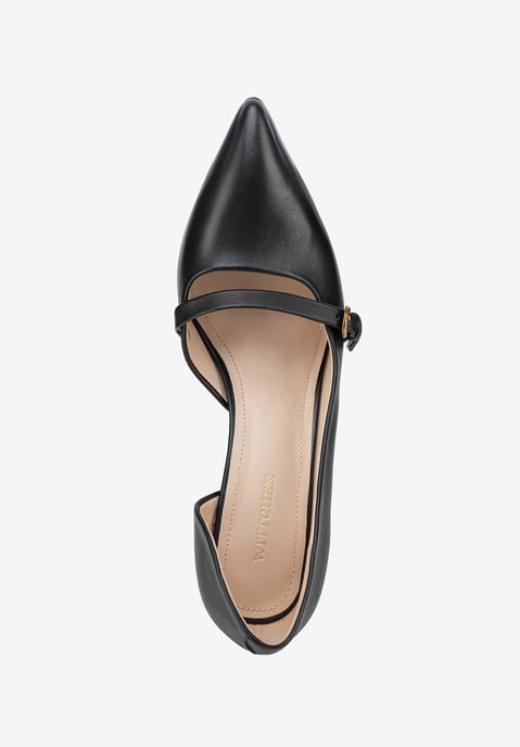 Wittchen Dames Leren Pumps met Bandje Zwart Natuurlijk Leer - Image 5