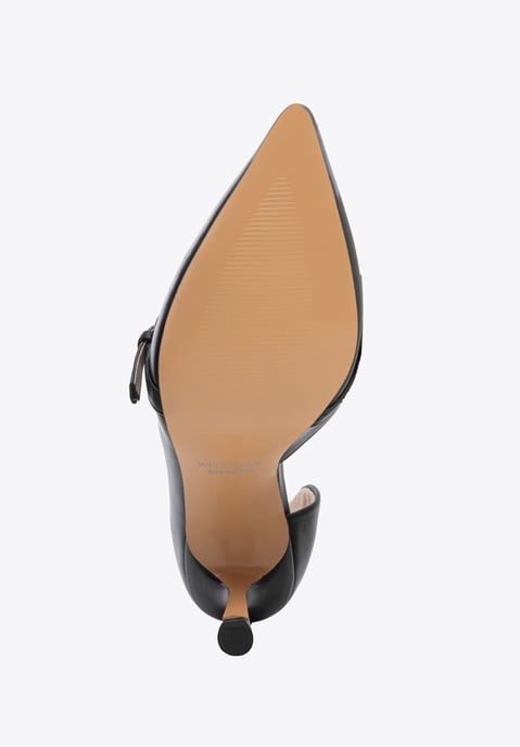 Wittchen Dames Leren Pumps met Bandje Zwart Natuurlijk Leer - Image 6
