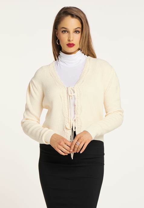 Faina Vest Dames wolwit - Image 3